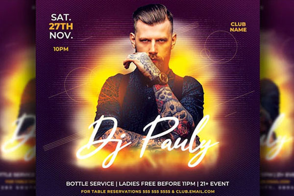 Dj Party Instagram Templates – Free & Premium PSD, Ai, Word ( Doc ), InDesign Formats Download